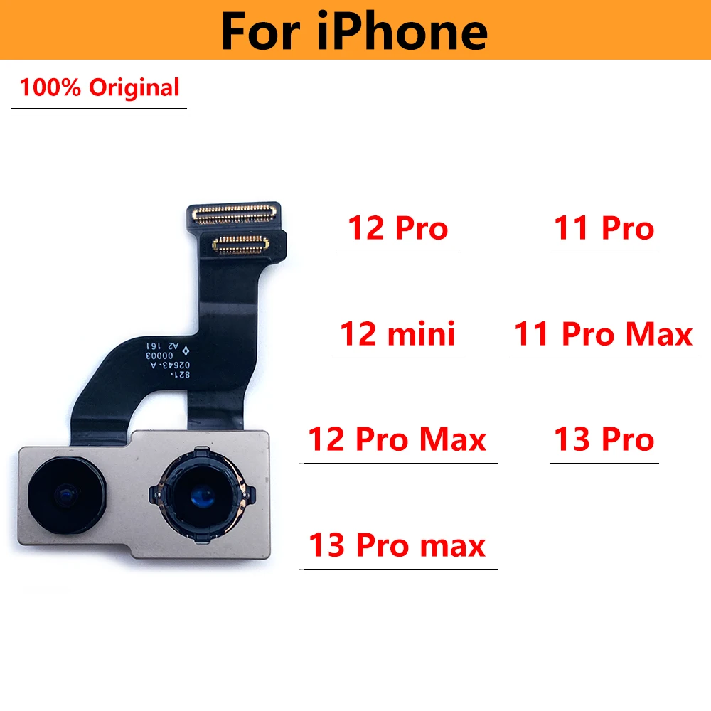 100% Uus Originaal Tagumine Kaamera IPhone 11 12 13 Pro Max Mini Tagasi Kaamera Taga Peamine Objektiiv Flex Kaabel Kaamera