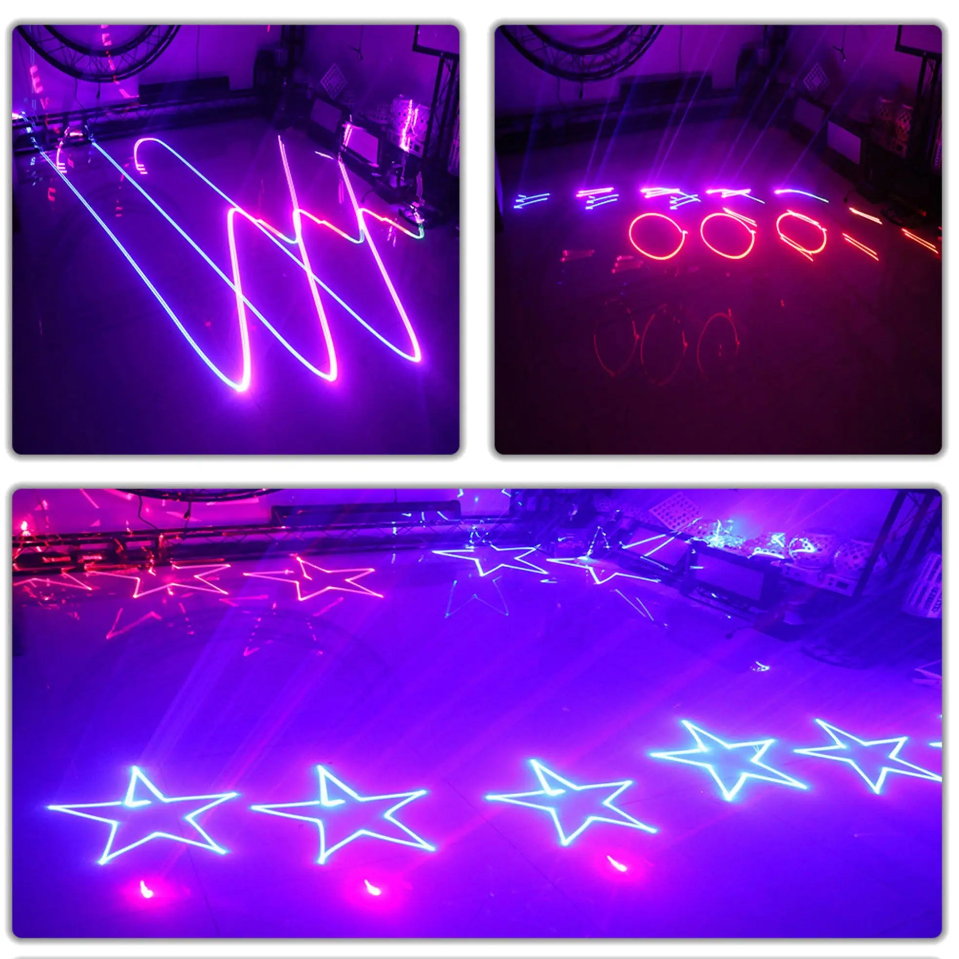 Uus täis-värviline RGB laser animatsiooni muster mõju valguse, sobib DJ disco etapp baar muusika festival tantsu põranda poole 4