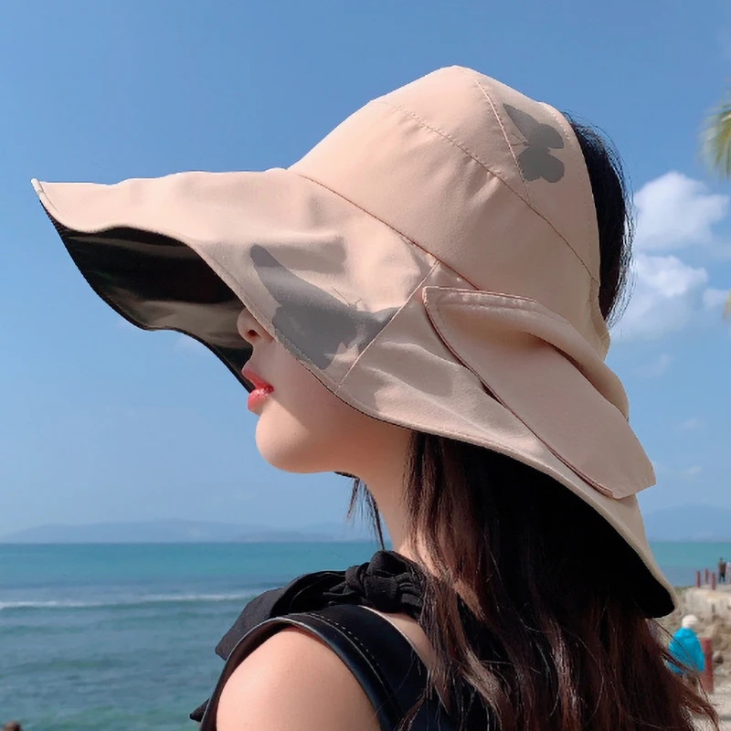 Suve Mütsid Naistele Silmkoelised Hingav Kokkupandav Päike Müts Vööri Päikesekaitse Päikesevarju Korea Beach Müts Ühise Põllumajanduspoliitika Travel Uus