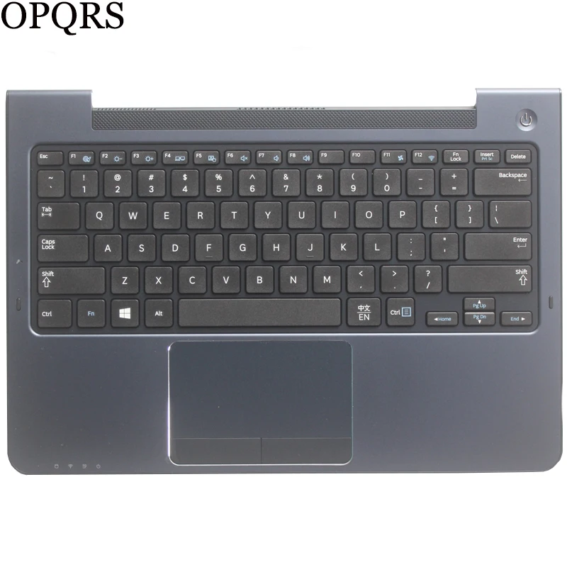 USA sülearvuti klaviatuur Samsung NP530U3C NP530U3B NP535U3C 530U3B 530U3C NP540U3 NP532U3C NP532U3A inglise sinine palmrest kate