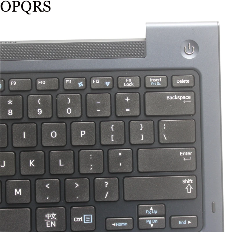 USA sülearvuti klaviatuur Samsung NP530U3C NP530U3B NP535U3C 530U3B 530U3C NP540U3 NP532U3C NP532U3A inglise sinine palmrest kate 2