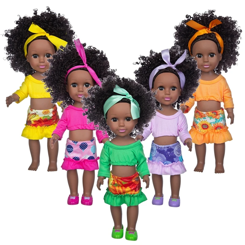 35cm must nukud pop Africanreborn silikoon viny 14inch uus sündinud poupee boneca beebi pehme mänguasi tüdruk todder