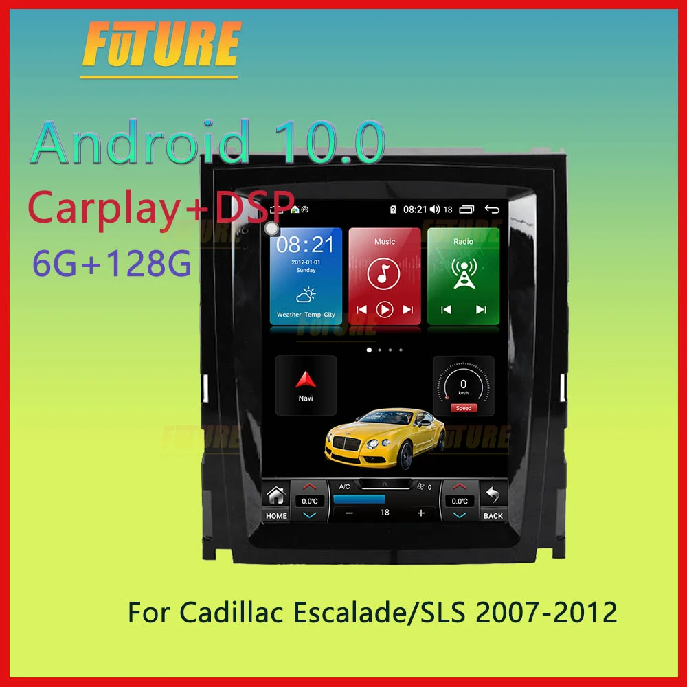 128G Jaoks Cadillac Escalade/SLS 2007-2012 Android autoraadio Stereo Multimeedia Mängija, GPS Navigation Puutetundlik Ekraan 2 Din juhtseade 0
