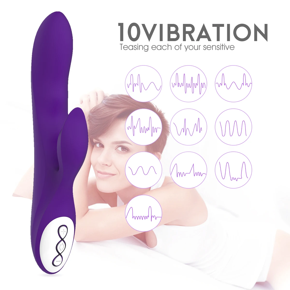 10 Režiimid Reaalne Dildo Vibraator Naistele Pehme Naiste Tupe Ja Kliitori Stimulaator Massager Masturbator Sugu Toodete Täiskasvanutele 2