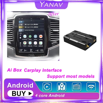 Ai Box Android 10 Carplay Kasti Apple Carplay Liidese Uue Versiooni 4+64G Traadita Auto Raadio Mängija Auto Google Tv Box Carplay