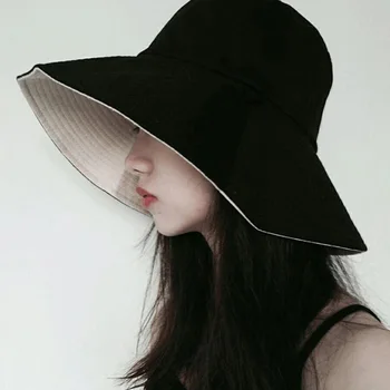 Müts lastele 2020Korean versioon net punane kalamees müts Jaapani anti ultraviolett topelt pool suur Nokk Päike Müts katta nägu naine