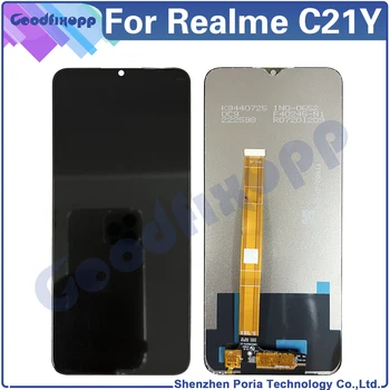 Eest Realme C21Y RMX3261 RMX3263 LCD Ekraan Puutetundlik Digitizer Assamblee Asendamine