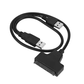 USB 2.0 Mees SATA 7+15P 22 Pin Kaabel Adapter For 2.5 TOLLINE SSD/Kõvaketta Transfer Rates kuni 480Mbps 0