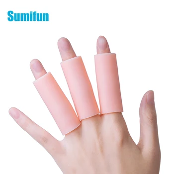2tk Sõrme Varrukad Kaitsjad Silikoon Pöidla sõrmekaitse Varvaste Küljest Ekseem Krakkimise Mais Vigastada Suu Hügieeni Vahend C1534
