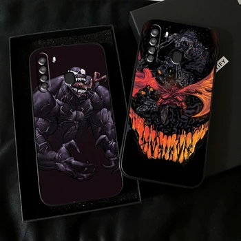 Marvel Venom LAHE Telefon Case For Samsung Galaxy A01 A02 A10 A10S A20 A22 A31 4G 5G Pehme Funda Vedel Räni Tagasi