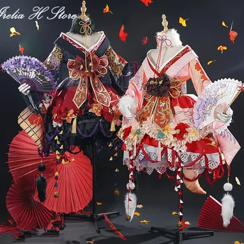 Uus Uhke Nikki Särav Nikki Cosplays Fox Mikki Cosplay Kostüüm kimono naiste kleit
