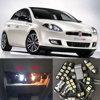 10pc x vigadeta Auto LED pirnid Salongi Lugemise dome Light Kit Fiat bravo 2 II MK2 (2007-2016)