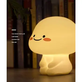 Cute Cartoon Led Night Light House Õhkkond Lambi Laadimine Usb laualamp Kodu Kaunistamiseks Tabel Lamp Teenetemärgi Sünnipäeva kingitus
