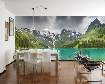 Custom natural de papel parede, Altai Mägi Järve fresko jaoks elutuba, magamistuba TV taust seina kodu veekindel tapeet