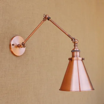Reguleeritav Hoos Pikk Käsi Seina Valgustid Dinning Tuba Loft Stiilis Tööstus-Vintage Seina lamp Sconce Retro Applique LED