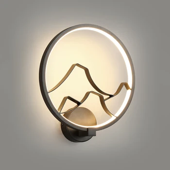 Loominguline Lind Seina Lamp LED elutoas TV Taust Seina Lamp Kodu Kaunistamiseks Vahekäiguga Lamp Soe Magamistuba Öö Lambi Ac90-260v