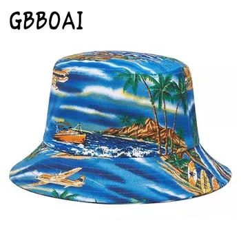 Kopp Müts Täiskasvanute Prindi Muster Kokkupandav Suvel Väljas Hip-Hop Ühise Põllumajanduspoliitika Matkamine Mütsid Beach Mütsid Street Panama Meeste Naiste