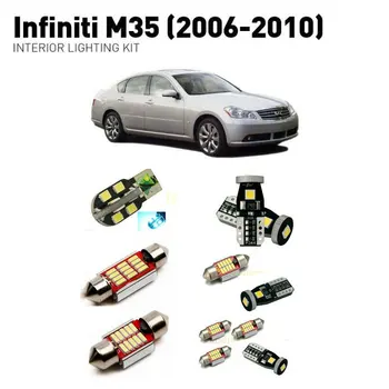 Led salongi tuled Infiniti m35 2006-2010 14pc Led Tuled Autode valgustus kit auto pirnid Canbus