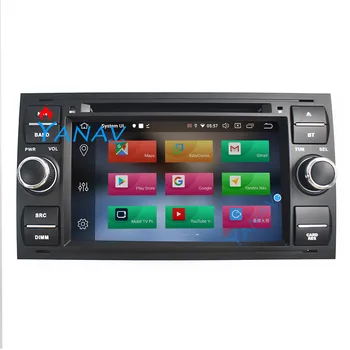 Autoraadio palyer Ford Mondeo, S-max, Focus 2 C-MAX, Galaxy Fiesta transiidi Fusion Android 10.0 auto DVD video player, HD vastuvõtja 1