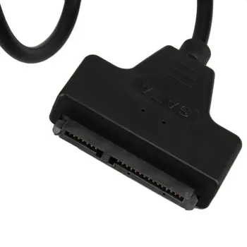 USB 2.0 Mees SATA 7+15P 22 Pin Kaabel Adapter For 2.5 TOLLINE SSD/Kõvaketta Transfer Rates kuni 480Mbps 1