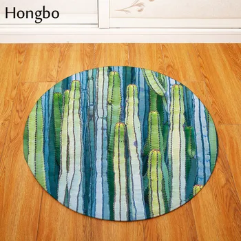 Hongbo Ümmargune Vaip Vaiba elutuba, Magamistuba Vaibad Troopiline Taim Jalamatt Sissepääsu Ukse Kodu Kaunistamiseks Absorbant Väljas 1