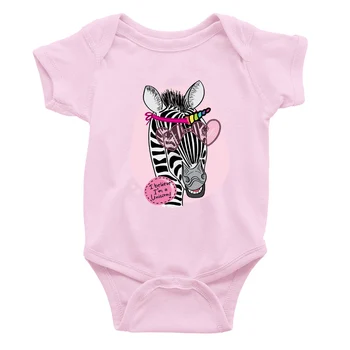 Naljakas Loomade Zebra Beebi Tüdruku Riided Onesie Kawaii Magus Stiil Vastsündinud Imiku Bodysuits Cartoon Mood Hubane Väikelapse Playsuits 1