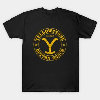 Yellowstone ' i Dutton Ranch T-Särk TV Näitab Tshirts Lahe Lääne Kauboi Graafiline Tshirt Meeste Särk Ropa Hombre Camisetas 2
