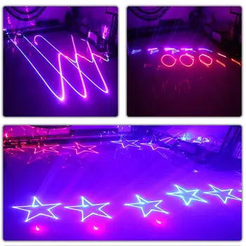 Uus täis-värviline RGB laser animatsiooni muster mõju valguse, sobib DJ disco etapp baar muusika festival tantsu põranda poole 4