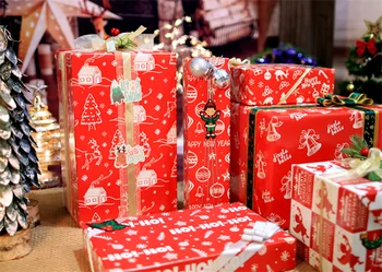 2tk Jõulud Pakkepaber Pool Decor Lapsed Kingitus Pakend paberkott Jõulud Kellad Ingel DIY Käsitöö Uue Aasta Kingitus Pakett 4