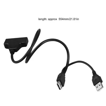 USB 2.0 Mees SATA 7+15P 22 Pin Kaabel Adapter For 2.5 TOLLINE SSD/Kõvaketta Transfer Rates kuni 480Mbps 5